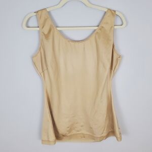SPANX Womens Tank Top Camisole Shaper Smoothing Bronze Tan Nude Size 1X
